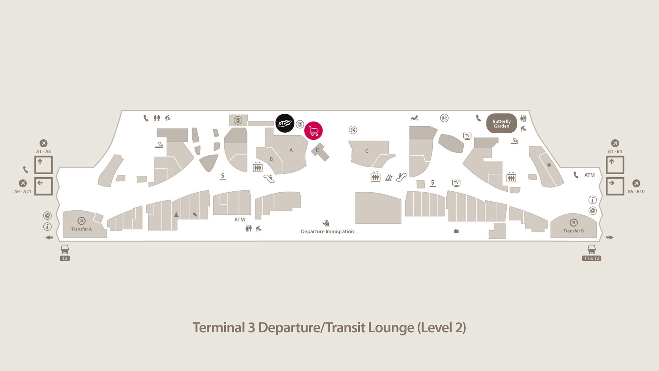 Changi Airport Terminal 3 Map